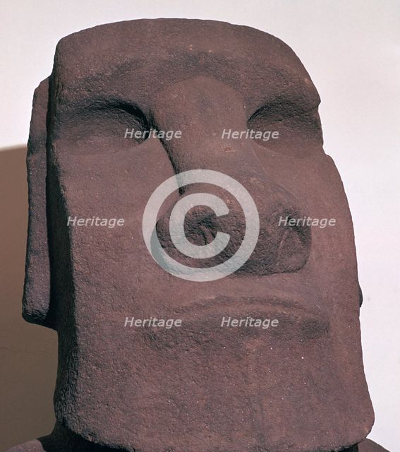 Hoa Hakananai'a, from Orongo, Easter Island (Rapa Nui), Polynesia, c1000. Artist: Unknown