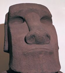 Hoa Hakananai'a, from Orongo, Easter Island (Rapa Nui), Polynesia, c1000