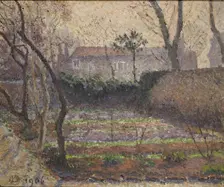 Hoar Frost, Chiswick, 1906. Artist: Lucien Pissarro