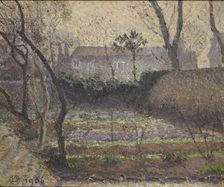Hoar Frost, Chiswick, 1906. Artist: Lucien Pissarro