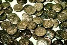 Hoard of Celtic Coins, (some copy Greek originals) found in Hungary, Silver, 1st Century BC