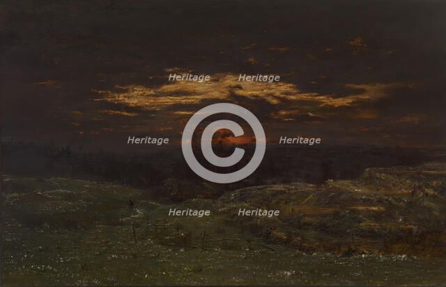 Hoarfrost, 1845. Creator: Theodore Rousseau.