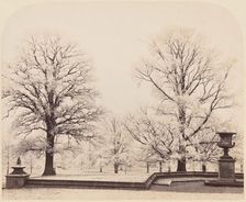 Hoarfrost, a Park Scene, 1862. Creator: James Sinclair, Earl of Caithness