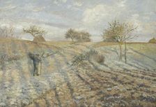 Hoarfrost (Gelée blanche). Artist: Pissarro, Camille (1830-1903)
