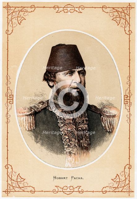 Hobart Pacha, English naval officer and naval advisor to Turkey, c1880. Artist: Anon