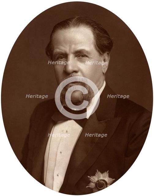 Hobart Pasha, Marshal of the Ottoman Empire, 1882.Artist: Lock & Whitfield