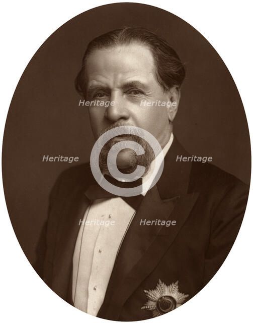 Hobart Pasha, Marshal of the Ottoman Empire, 1882.Artist: Lock & Whitfield