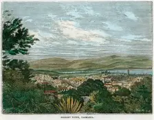 Hobart Town, Tasmania Australia, c1880