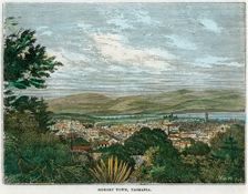 Hobart Town, Tasmania Australia, c1880