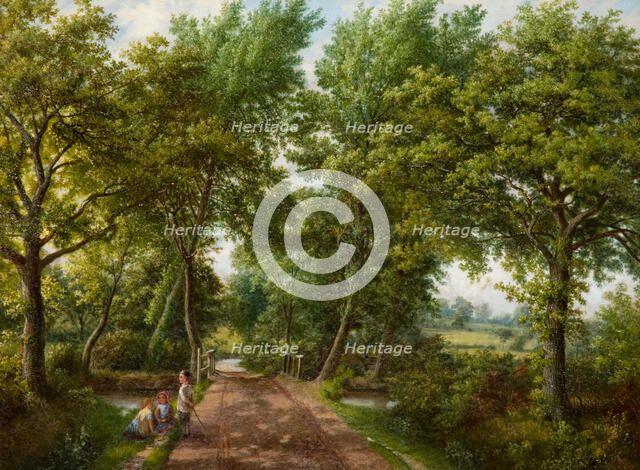 Hobb Moor Road Ford, Birmingham, 1870s. Creator:  J. Jolly.