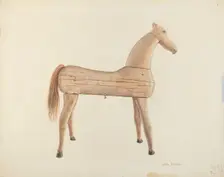 Hobby Horse, 1935/1942. Creator: Adele Brooks