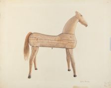 Hobby Horse, 1935/1942. Creator: Adele Brooks