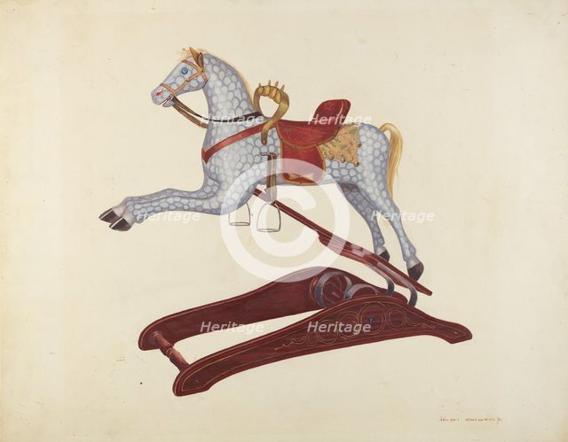 Hobby Horse, c. 1939. Creator: Ernest A Towers Jr.