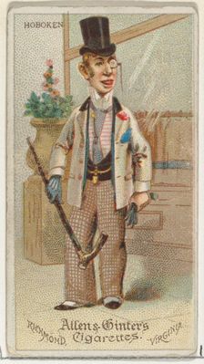 Hoboken, from World's Dudes series (N31) for Allen & Ginter Cigarettes, 1888. Creator: Allen & Ginter