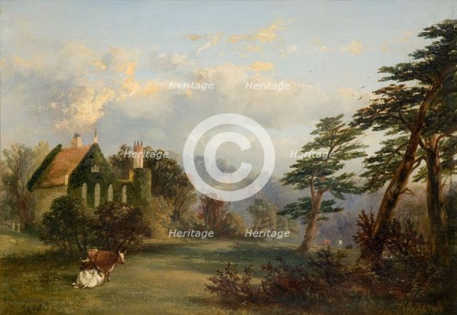 Hockley Abbey, Birmingham, 1842. Creator: Edward Orlando Bowley.