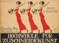 Hochschule für Zuschneidekunst (College for Cutting Art), 1911