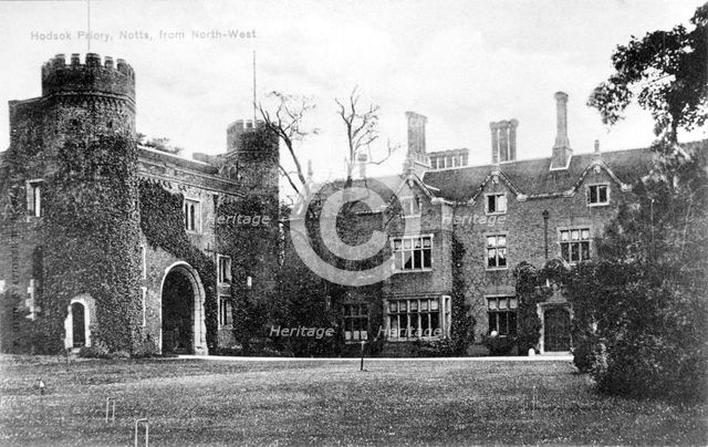Hodsock Priory, Nottinghamshire, c1900s. Creator: Unknown.
