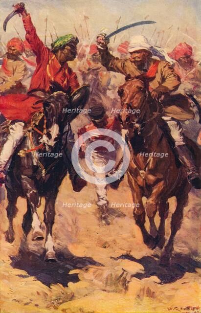 'Hodson at Rohtak', 1857 (c1912). Artist: Unknown.