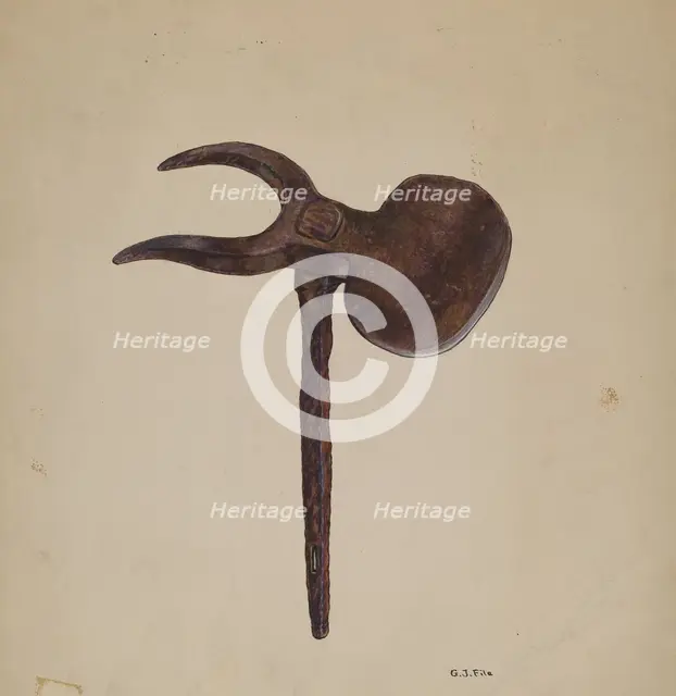 Hoe, 1935/1942. Creator: George File.