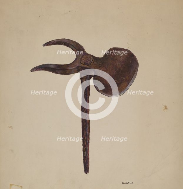 Hoe, 1935/1942. Creator: George File.