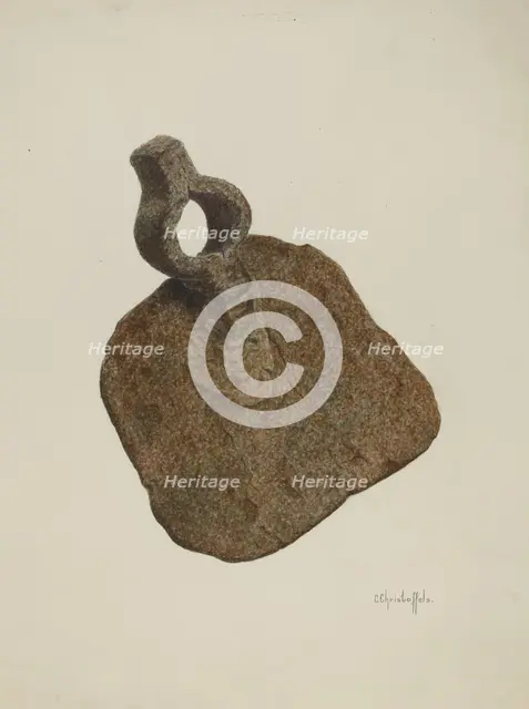 Hoe Blade, c. 1941. Creator: Cornelius Christoffels.