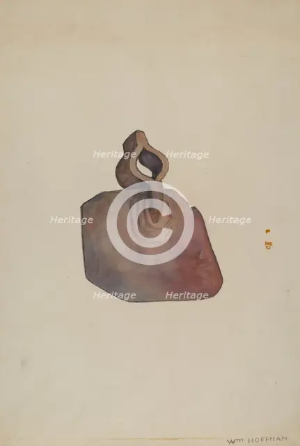 Hoe Blade, c. 1941. Creator: William Hoffman.