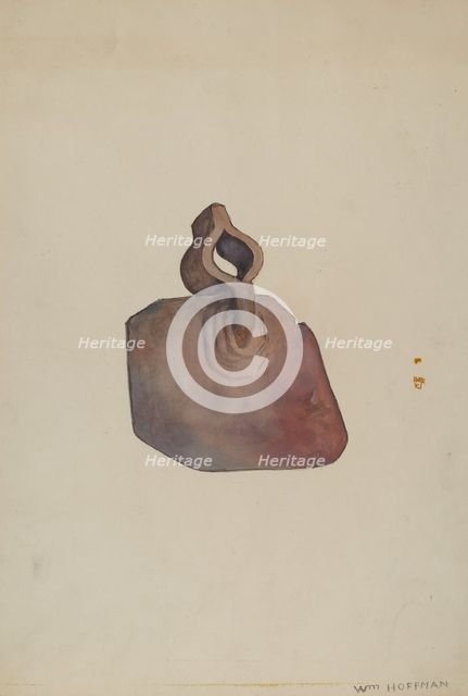 Hoe Blade, c. 1941. Creator: William Hoffman.