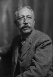 Hoeber, Arthur, portrait photograph, 1912 Apr. 25. Creator: Arnold Genthe