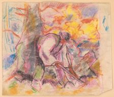 Hoeing, 1925-1933. Creator: Zolo Palugyay