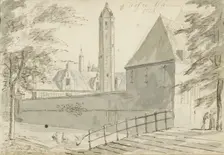 Hof van Sonoy in Alkmaar, 1724. Creator: Abraham Meyling