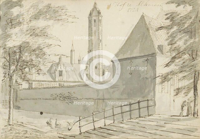 Hof van Sonoy in Alkmaar, 1724. Creator: Abraham Meyling.