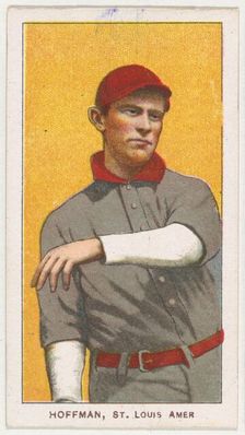 Hoffman, St. Louis, American League, from the White Border series (T206) for the Americ..., 1909-11. Creator: American Tobacco Company