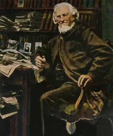 Hoffmann v. Fallersleben 1798-1874 1934. Creator: Unknown