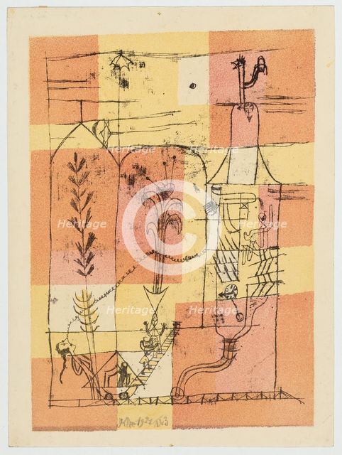 Hoffmanneske Szene, 1921. Creator: Klee, Paul (1879-1940).