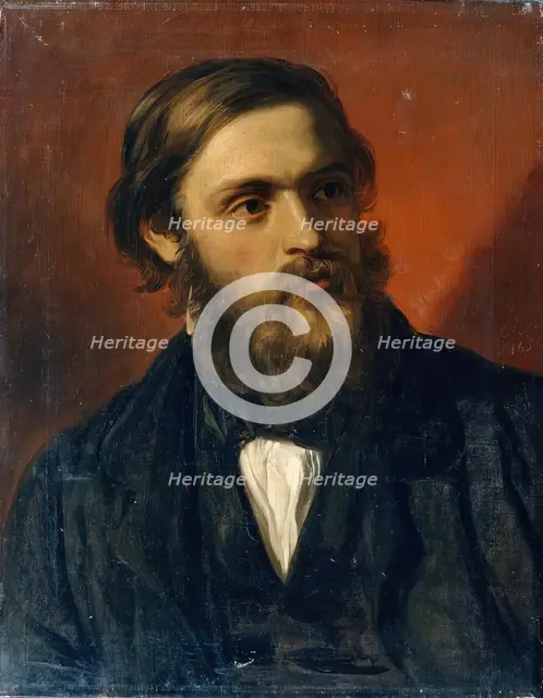 Hofrat Burian, 1852. Creator: Carl Rahl.