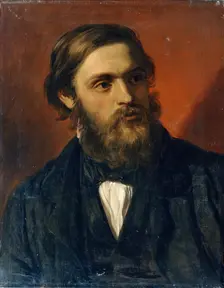 Hofrat Burian, 1852. Creator: Carl Rahl