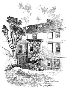 Hogarth's House, Chiswick, 1912. Artist: Frederick Adcock