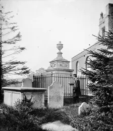 Hogarth's Tomb, Chiswick, London, c1860-c1922. Artist: Henry Taunt
