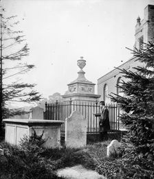 Hogarth's Tomb, Chiswick, London, c1860-c1922. Artist: Henry Taunt
