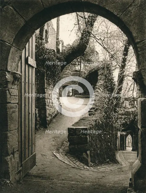 'Hohenbaden ruin', 1931. Artist: Kurt Hielscher.