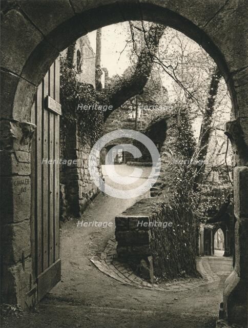 'Hohenbaden ruin', 1931. Artist: Kurt Hielscher.