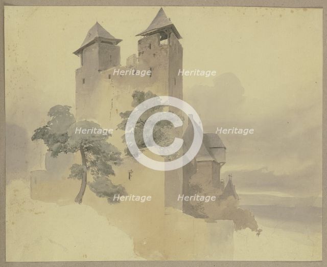 Hohlenfels castle, c1840-1890. Creator: Carl Theodor Reiffenstein.