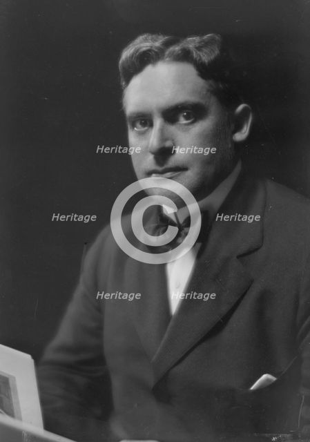 Hohner, Edward, Mr., portrait photograph, 1916. Creator: Arnold Genthe.