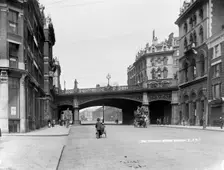 Holborn Viaduct, City of London, c1870-1900. Artist: York & Son