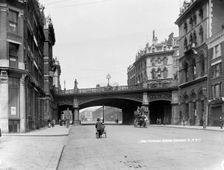 Holborn Viaduct, City of London, c1870-1900. Artist: York & Son