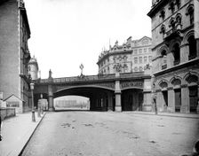 Holborn Viaduct, City of London, c1870-1900. Artist: York & Son