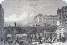 Holborn Viaduct, London, 1867. Artist: FW