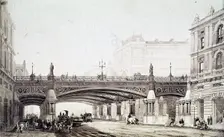 Holborn Viaduct, London, c1865. Creator: William Haywood