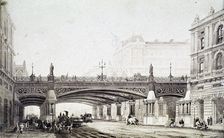 Holborn Viaduct, London, c1865. Creator: William Haywood
