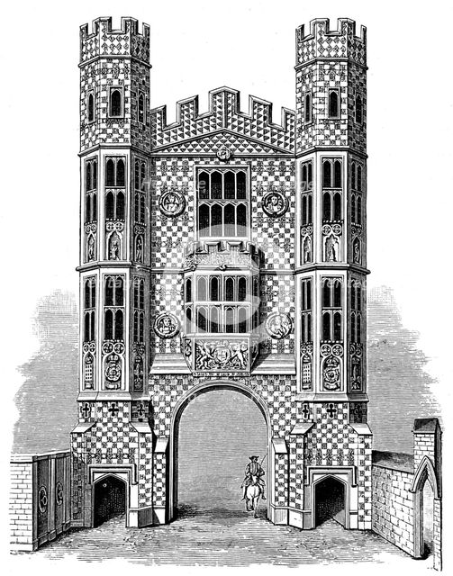 Holbein Gate, Whitehall, London, (1893). Artist: Unknown